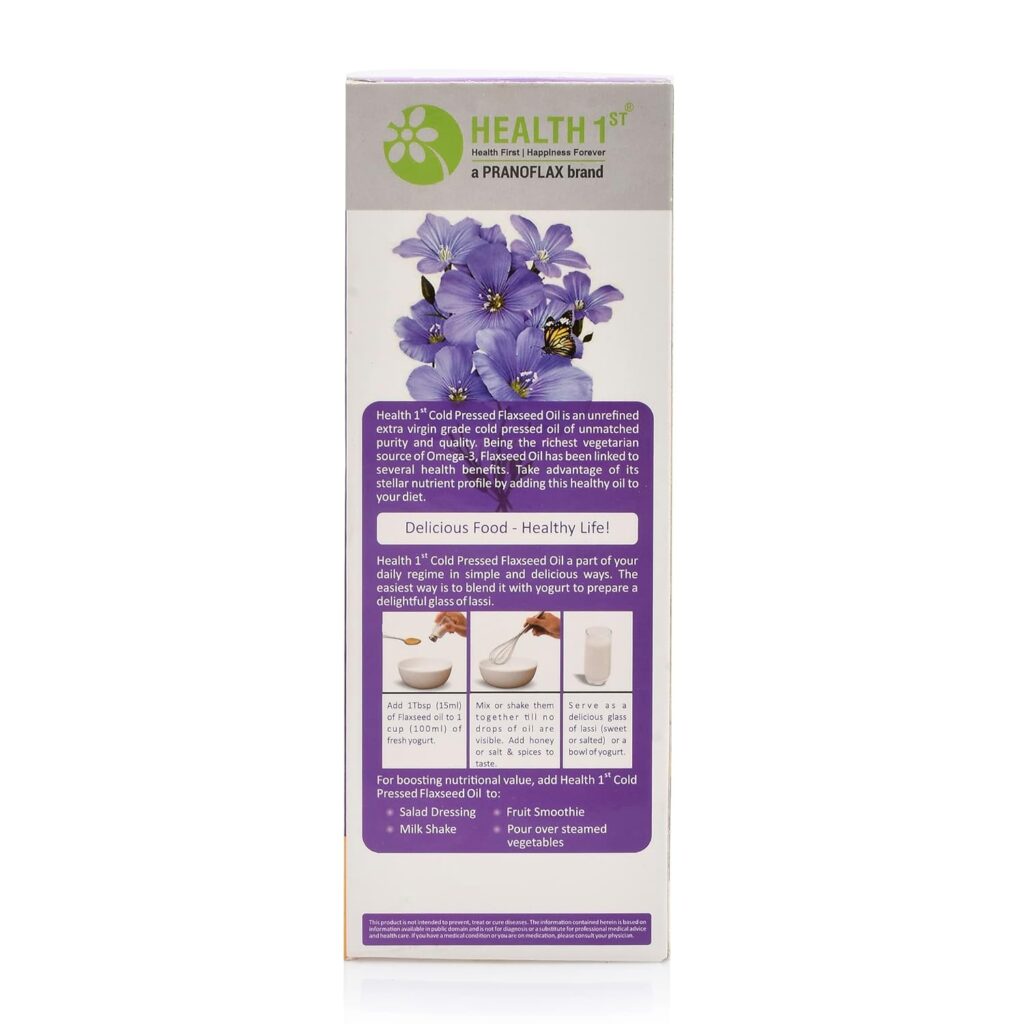 Cold Pressed Flaxseed Oil