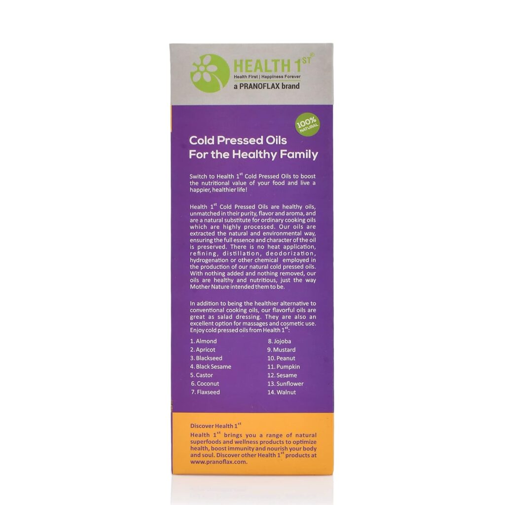 Cold Pressed Flaxseed Oil